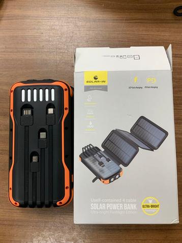 Nieuwe Solar Power Bank - Robuust & Waterdicht beschikbaar voor biedingen