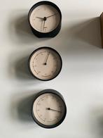 IdeLine Wandklok, Thermometer & Hygrometer Set, Huis en Inrichting, Ophalen of Verzenden, Gebruikt, Analoog, Wandklok