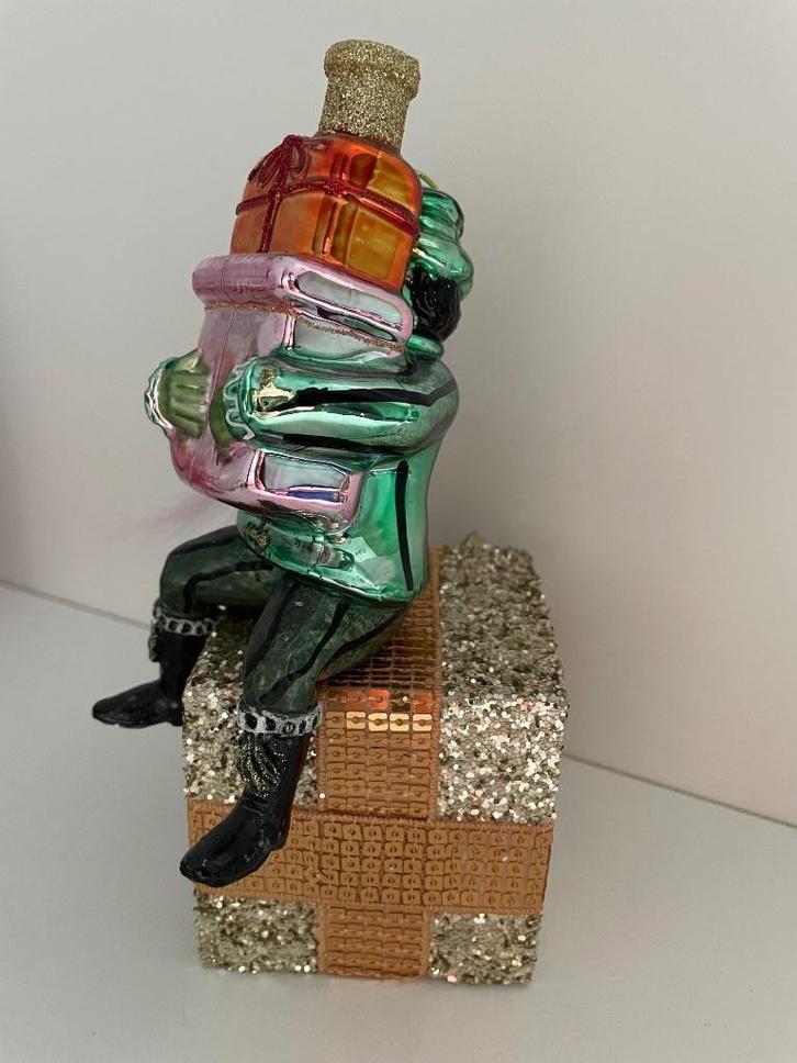 Nieuw cadeautjes piet beeld pop ornament Sinterklaas glas, Diversen, Sinterklaas, Nieuw, Ophalen of Verzenden