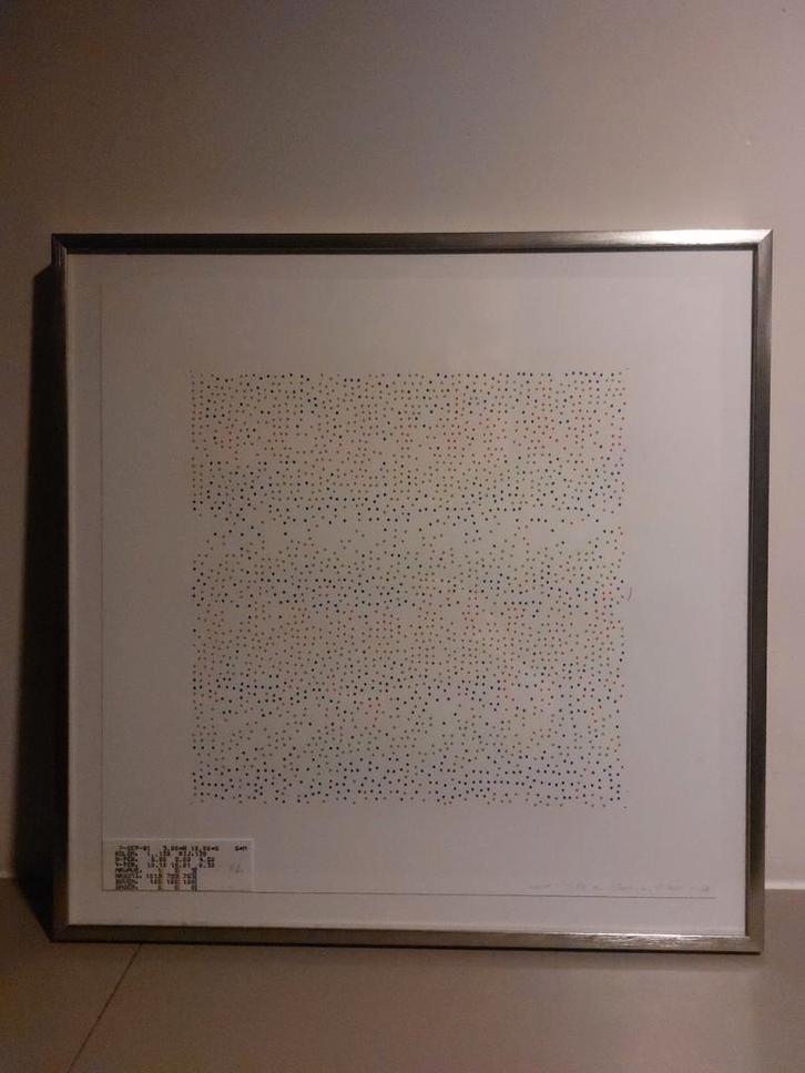 Peter Struycken – Vroege Computerprint (1981/1982), Antiek en Kunst, Kunst | Schilderijen | Modern, Ophalen of Verzenden