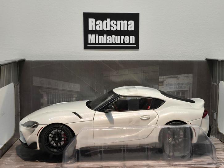 Toyota Supra GR (A90) 2023 - Pearl White - 1:18 Solido, Hobby en Vrije tijd, Modelauto's | 1:18, Nieuw, Auto, Solido, Ophalen of Verzenden