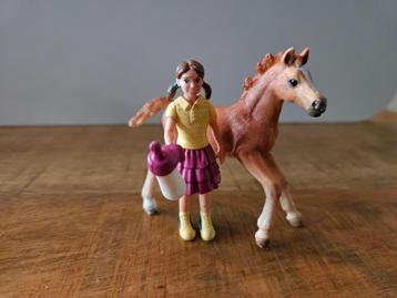 Schleich Horses 42361 - Veulen en meisje met drinkfles beschikbaar voor biedingen