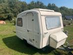 Predom N126 Caravan - Compact & Lichtgewicht, Vast bed, Luifel, Tot en met 2, 50 kg of minder