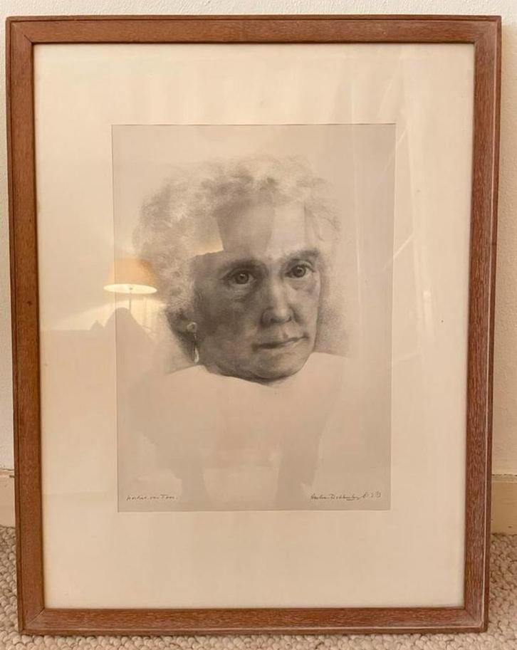 Litho Aart van Dobbenburgh - Toos, jaren '60, Antiek en Kunst, Kunst | Tekeningen en Foto's, Ophalen