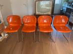 Vintage Gerd Lange Swing stoelen jaren 70s. 6 stoelen, Huis en Inrichting, Stoelen, Ophalen, Gebruikt