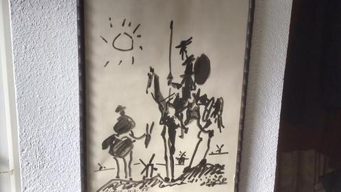 Don Quichot en Sancho Pancha PICASSO, Antiek en Kunst, Kunst | Etsen en Gravures, Ophalen of Verzenden