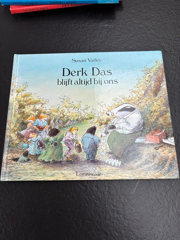 Derk Das blijft altijd bij ons - Susan Varley, Boeken, Kinderboeken | Baby's en Peuters, Zo goed als nieuw, 3 tot 4 jaar, Ophalen of Verzenden