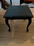 Queen Ann tafeltje zwart H28cm, B30,D30, Ophalen