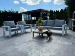 Luxe Trestino Loungeset met Tafel, Ophalen, 5 zitplaatsen, Aluminium, Zo goed als nieuw