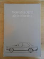 Mercedes 200 230E 250 280E Brochure 1983 W123 230 280 Benzin, Ophalen, Mercedes, Zo goed als nieuw, Mercedes-Benz