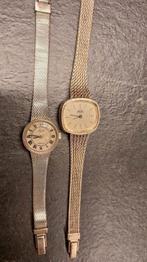 2 mechanische zilveren dames horloges, Sieraden, Tassen en Uiterlijk, Horloges | Dames, Overige merken, Staal, Gebruikt, Verzenden