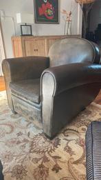 Leren Design Fauteuil Bart van Bekhoven - Artistiek, Huis en Inrichting, Ophalen, Gebruikt, In zeer goede staat, alleen wat kleine krasjes .