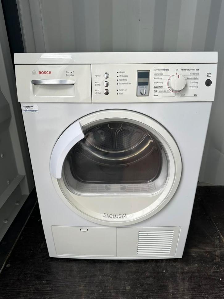 Keurige Bosch maxx 7 condens droger 7Kg Garantie📞🚚✅, Witgoed en Apparatuur, Wasdrogers, Zo goed als nieuw, Condens, Voorlader