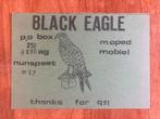 QSL kaart Black Eagle. Nunspeet., Verzamelen, 1960 tot 1980, Ongelopen, Ophalen of Verzenden
