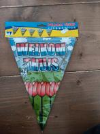 Vlaggenlijn vlaggetjes 10 meter WELKOM THUIS, Diversen, Vlaggen en Wimpels, Ophalen of Verzenden, Nieuw