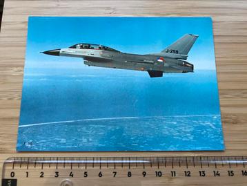 F-16B J-259 Trainer Vliegtuig KLU Luchtmacht Ansichtkaart  beschikbaar voor biedingen