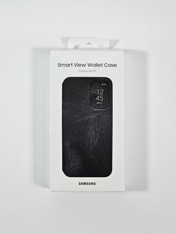 Samsung Galaxy S23 FE Hoesje - Smart View Wallet Case Zwart beschikbaar voor biedingen
