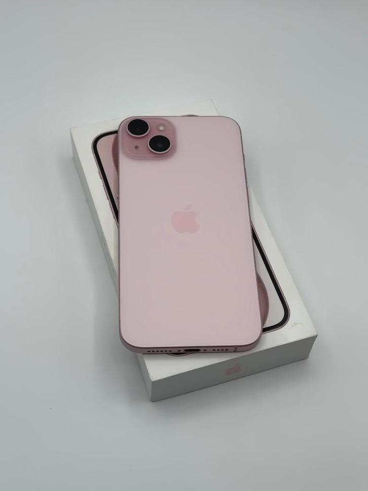 iPhone 15 Plus | 128 GB | Roze | Goed | 86% Batt | Garantie, Telecommunicatie, Mobiele telefoons | Apple iPhone, Gebruikt, 128 GB