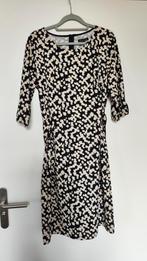 King Louie jurk zwart creme maat L dierenprint, Zwart, Maat 42/44 (L), Ophalen of Verzenden, Zo goed als nieuw