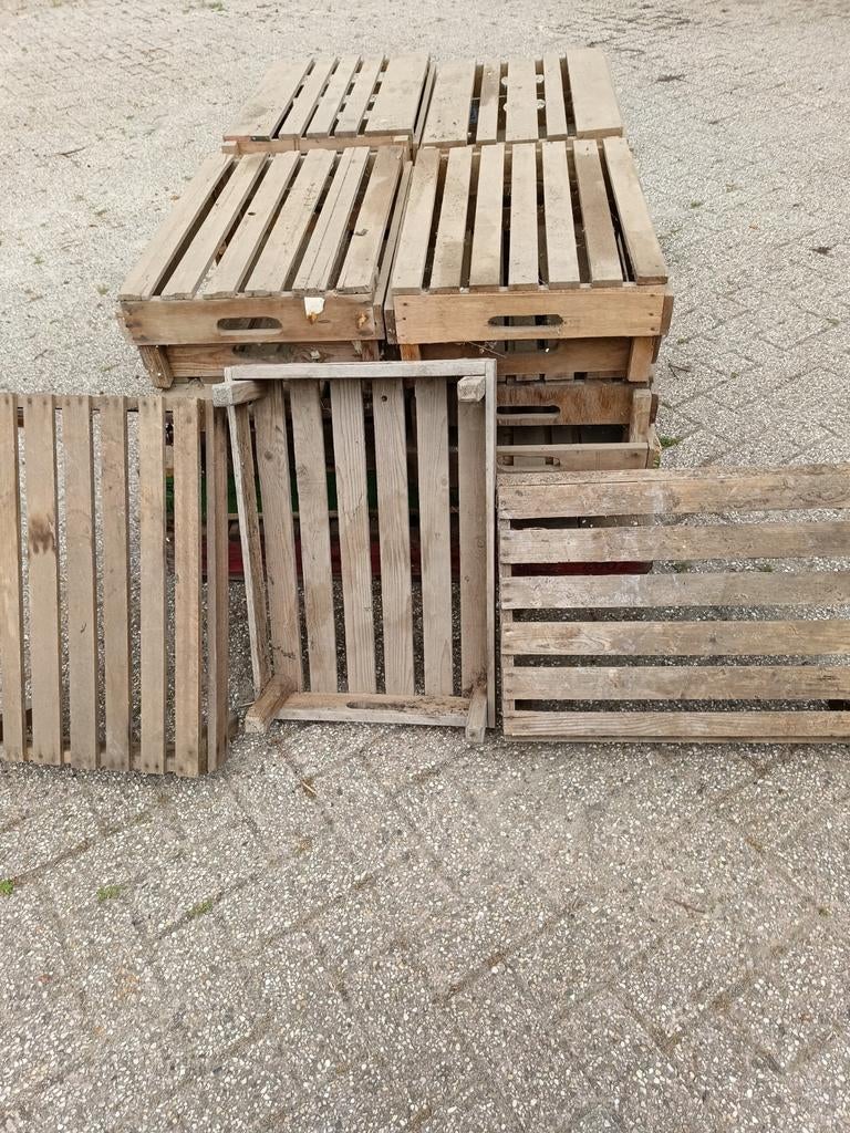 Houten kratten, Ophalen of Verzenden