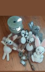 5 stuks needle felting, dieren, leuk voor fotografie., Ophalen of Verzenden, Nieuw, Stoffen beer, Overige merken
