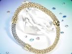 16612 Ontdek Onze 14K Bicolor Popcorn Armband, Ophalen of Verzenden, Zo goed als nieuw, Goud