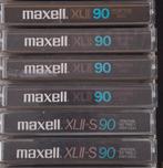 6 Maxell XLII Cassettebandjes, Cd's en Dvd's, Cassettebandjes, Ophalen, Gebruikt, Overige genres, 2 t/m 25 bandjes