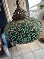 Mooie mozaïek groene lamp, Minder dan 50 cm, Zo goed als nieuw, Ophalen
