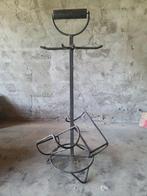 Brocante wijnrek voor flessen en glazen, Ophalen of Verzenden, Gebruikt, Minder dan 50 cm