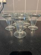 IJscoupes originele jaren 70, Verzamelen, Glas en Borrelglaasjes, Ophalen, Zo goed als nieuw