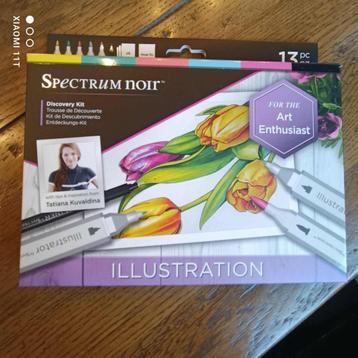 Spectrum Noir Alcohol marker Discovery Kit - Illustration beschikbaar voor biedingen