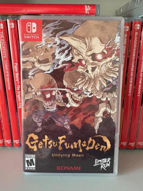 GetsuFumaDen - Undying Moon (Nintendo Switch), Spelcomputers en Games, Games | Nintendo Switch, Zo goed als nieuw, 1 speler, Ophalen of Verzenden