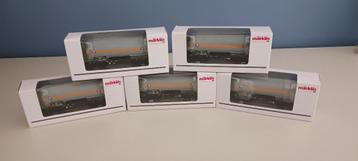 Marklin 48157: 5 Ketelwagens “EVA” beschikbaar voor biedingen