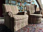 Engelse fauteuil (2x), Huis en Inrichting, Fauteuils, 75 tot 100 cm, Minder dan 75 cm, Zo goed als nieuw, Hout