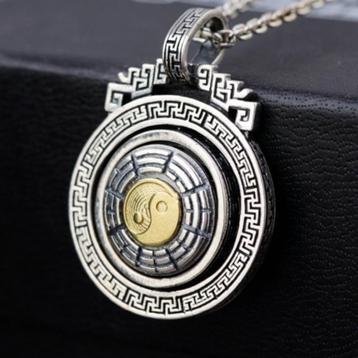 Roterende Jyn en Yang hanger - 925 zilver beschikbaar voor biedingen