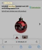 Gezocht: intratuin kerstbal Rudolph, Ophalen of Verzenden, Zo goed als nieuw