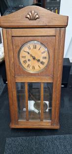 Oude Houten Pendule Klok, Antiek en Kunst, Antiek | Klokken, Ophalen of Verzenden