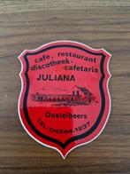 2947 Vintage Juliana Oostelbeers Sticker, Ophalen of Verzenden, Gebruikt