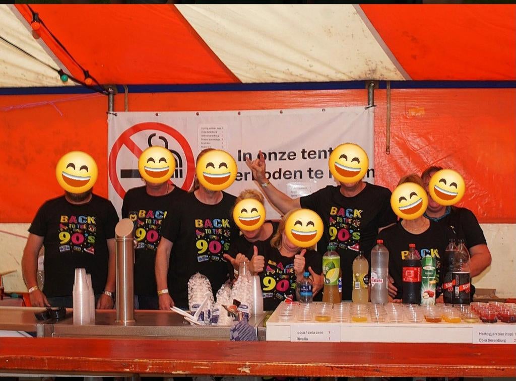 Back to the 90 shirts, Kleding | Heren, Carnavalskleding en Feestkleding, Ophalen of Verzenden, Zo goed als nieuw