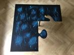 Salontafel(tjes) puzzel  4 stuks (12 pootjes), Ophalen, Gebruikt, Vierkant, 45 tot 60 cm
