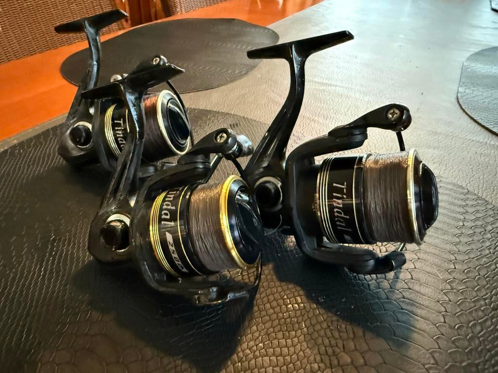 3x colmic vismolens, Watersport en Boten, Hengelsport | Algemeen, Ophalen of Verzenden, Gebruikt, Molen