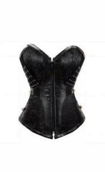 Prachtige corset met leren details, tm 2XL, Kleding | Dames, Verzenden, Body of Korset