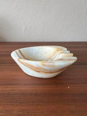 Vintage Onyx marmer schaaltje/asbak marmer beschikbaar voor biedingen