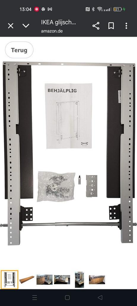 Ikea Behjälplig glijscharnier vaatwasser - Nieuw!, Huis en Inrichting, Keuken | Keukenelementen, Ophalen