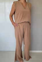 Super mooi en luchtig pak: broek met top maat 40, Maat 38/40 (M), Summum Woman, Kostuum of Pak, Beige