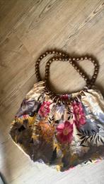 Vintage handtas met kralen en bloemen, Sieraden, Tassen en Uiterlijk, Tassen | Damestassen, Ophalen of Verzenden, Zo goed als nieuw