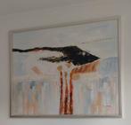 Fraai schilderij - abstract - C. Wang, Ophalen