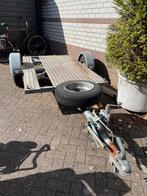 Platte aanhanger, Ophalen