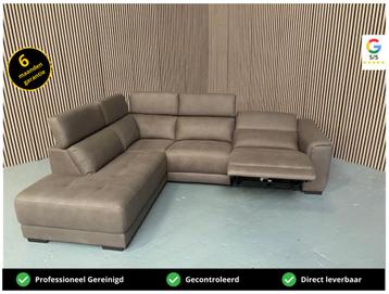 GRATIS LEVERING Elektrische Hoekbank 280x220 SHOWROOMMODEL beschikbaar voor biedingen