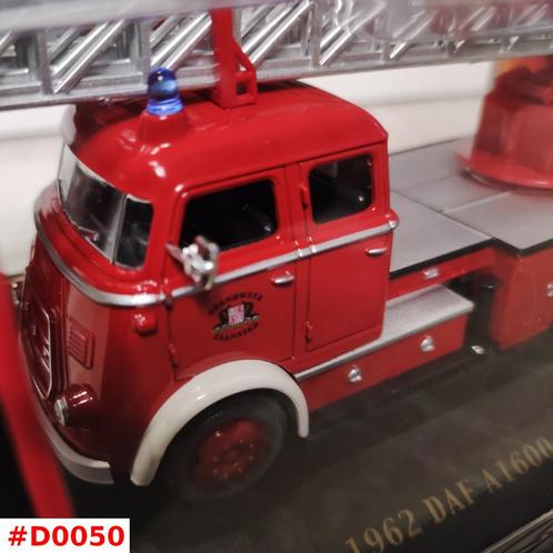 1962 DAF A1600 Fire Brandweer Zaanstad Ladderwagen 1:43 OVP, Hobby en Vrije tijd, Modelauto's | 1:43, Nieuw, Auto, Overige merken
